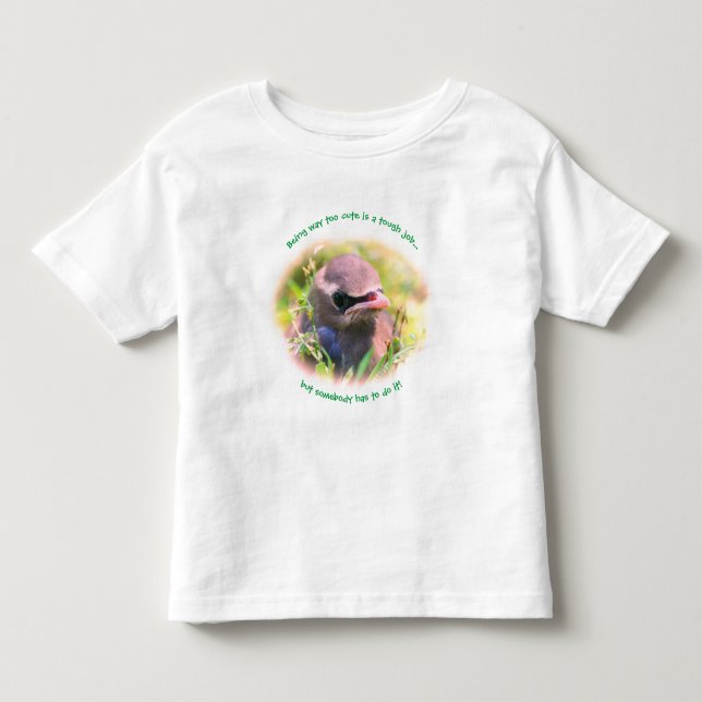 Baby Bird zu Niedlich Funny Kleinkind T-shirt (Vorderseite)