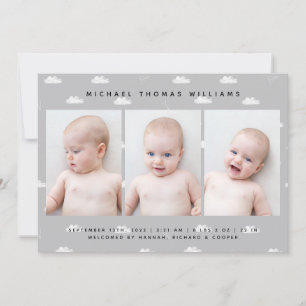 BABY BIRTH-ANKÜNDIGUNG