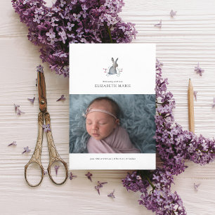 BABY BIRTH-ANKÜNDIGUNG   Aquarellblase Ankündigung