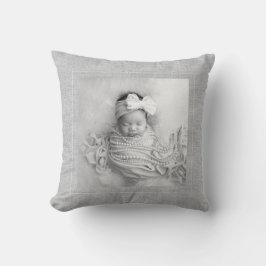 Baby Birth Announcement Foto Kinderzimmer Dekorati Kissen