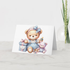 Baby Birthday Card Karte