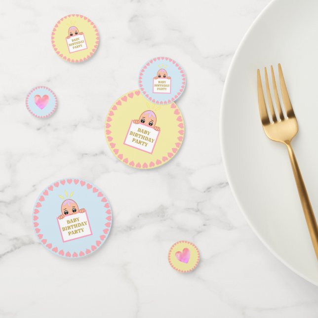 Baby Birthday Party Konfetti (Gruppe)
