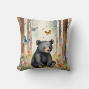 Baby Black Bear Gender Neutral Kissen