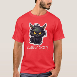 Baby Black Cat Design - Dark T - Shirt