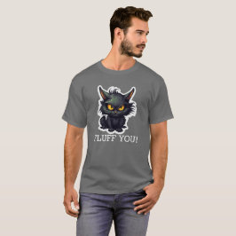 Baby Black Cat Design - Dark T - Shirt