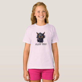 Baby Black Cat Design - Girls' Basic-T - Shirt
