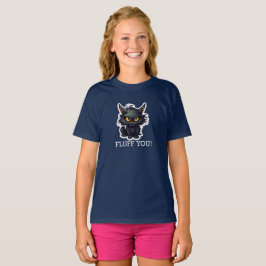 Baby Black Cat Design - Girls' Basic-T - Shirt