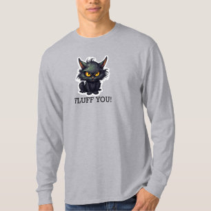 Baby Black Cat Design - T-shirt à manches longues