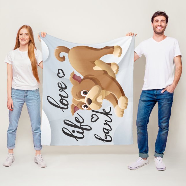 Baby Blanket - Hund Fleecedecke (Beispiel)