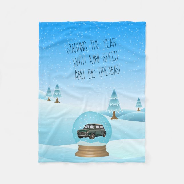 Baby blanket with Mini Cooper Fleecedecke (Vorderseite)