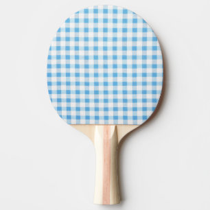 Baby Blau Gingham Tischtennis Schläger