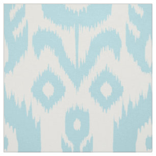 Baby-Blau Ikat Muster Stoff