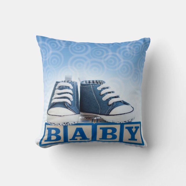BABY-BLAU-KISSEN KISSEN (Vorderseite)