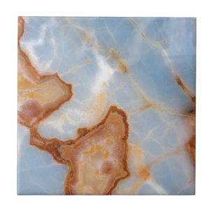 Baby-Blau-Marmor mit rostigem Veining Fliese