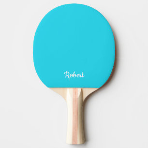 Baby-Blau-personalisierter Name Tischtennis Schläger