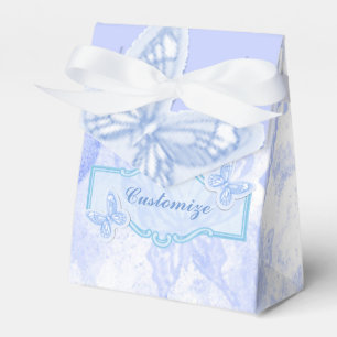 Baby-Blau-Schmetterlings-Bevorzugungs-Kasten Geschenkschachtel