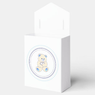 Baby-Blau-Teddybär Geschenkschachtel