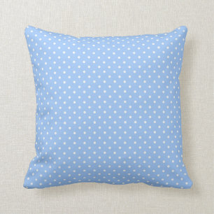 Baby-Blau-Tupfen Kissen