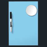 Baby blau (Vollfarbe) Trockenlöschtafel Mit Spiegel<br><div class="desc">Baby blau (Vollfarbe)</div>
