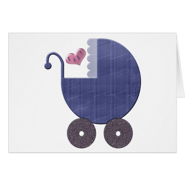 Baby-Blaupram-Kunst (Vorderseite (Horizontal))