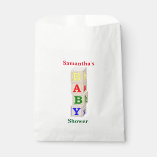 Baby Blocks Baby Dusche Fevor Bag Geschenktütchen