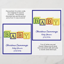 Baby Blocks Candybar Wrappers (primär)