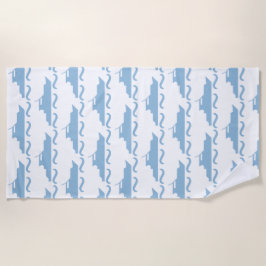 Baby Blue Boat Strandtuch