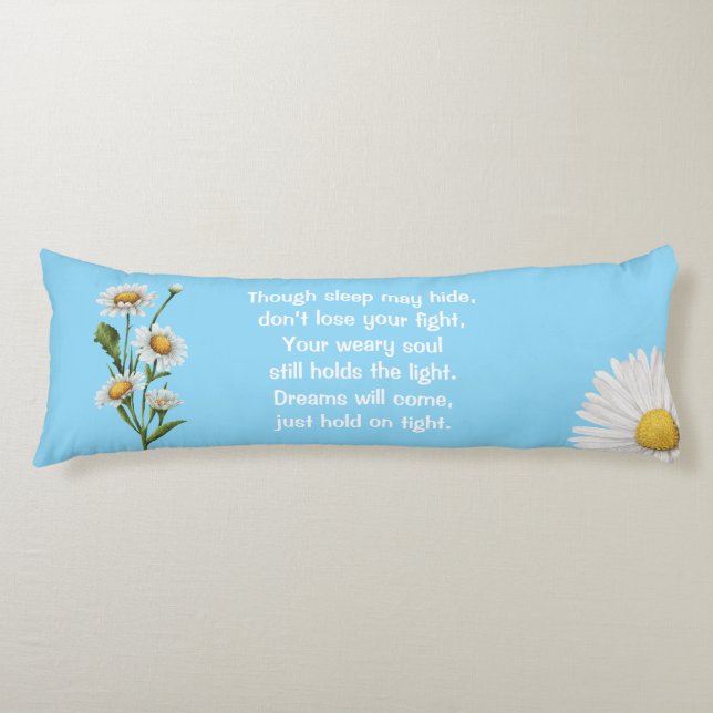 Baby Blue Body Pillow Seitenschläferkissen (Vorderseite)