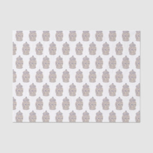Baby Blue Chinoiserie Ginger Jar Jars  Seidenpapier