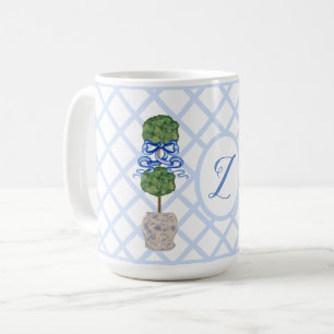 Baby Blue Chinoiserie Ginger Jars Topiary Kaffeetasse