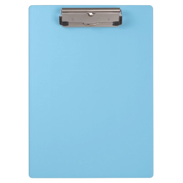Baby Blue Clipboard Klemmbrett (Vorderseite)