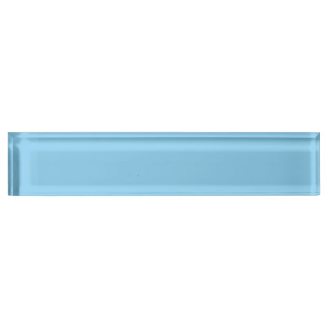 Baby Blue Desk Namensplakette (Vorderseite)