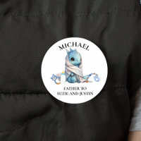 Baby Blue Dragon Showdusche Individuelle Name