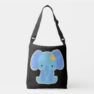 Baby Blue Elephant Boy Tragetaschen Mit Langen Trägern