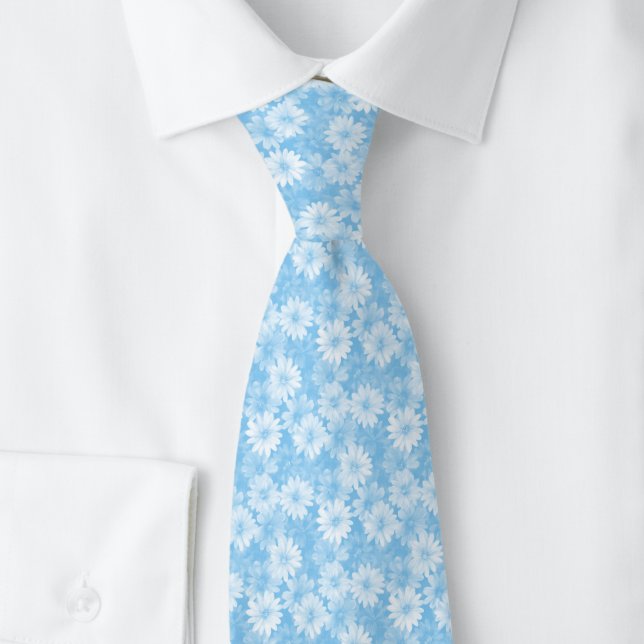 Baby Blue Gänseblümchen Krawatte (Von Creator hochgeladen)