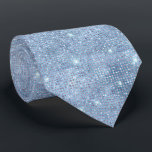 Baby Blue Glitzer Krawatte<br><div class="desc">Eine Krawatte mit Imitaten Baby Blue Glitzer.</div>