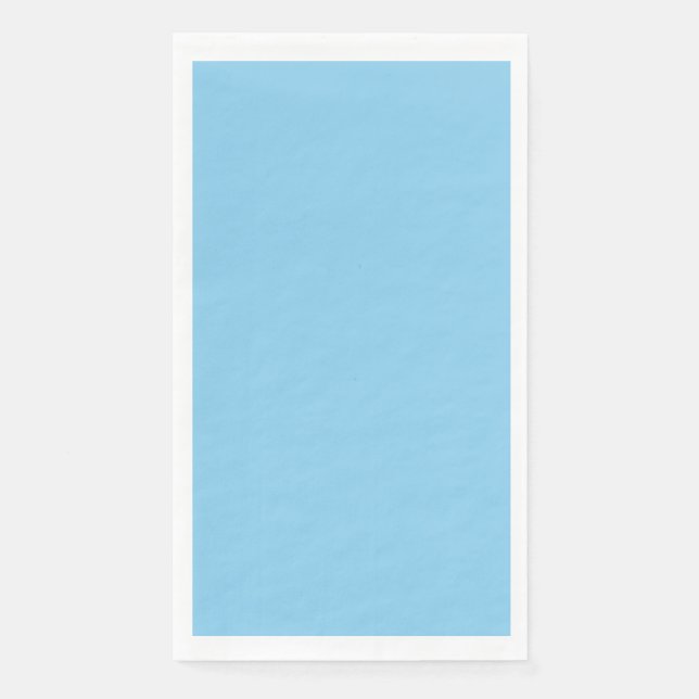 Baby Blue Guest Paper Napkin Serviette (Vorderseite)