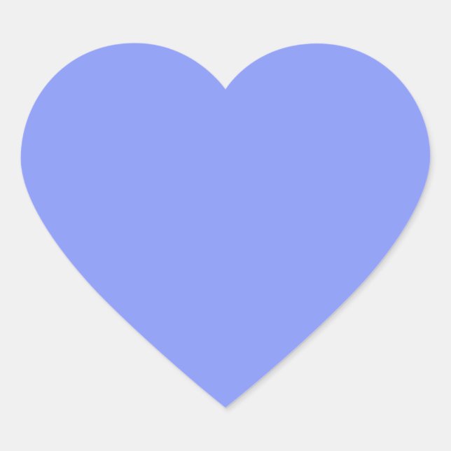 Baby Blue Heart Sticker (Vorderseite)