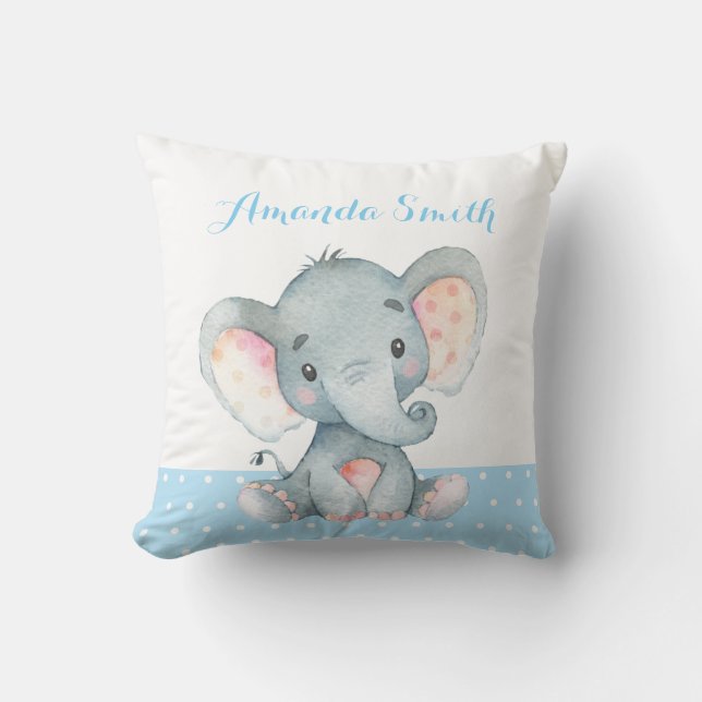 Baby Blue Kissen (Vorderseite)