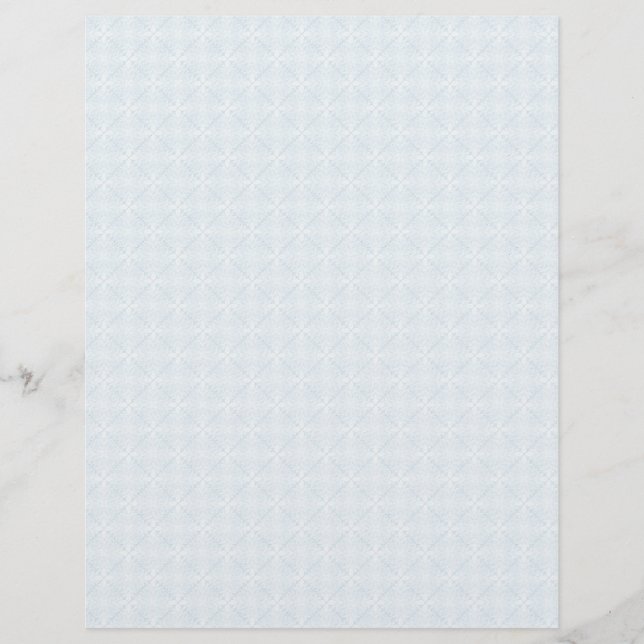 Baby Blue Lace Scrapbooking Seiten Stationär (Vorderseite)