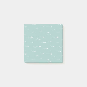 Baby Blue Novelty Sperm Post-it Klebezettel