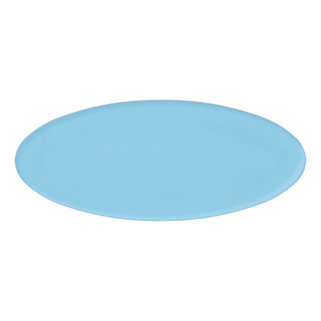 Baby Blue Oval Namenschild (Vorderseite)