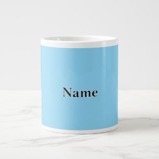 Baby Blue personalisieren mit Namen Jumbo-Tasse