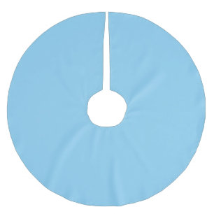 Baby Blue Polyester Weihnachtsbaumdecke