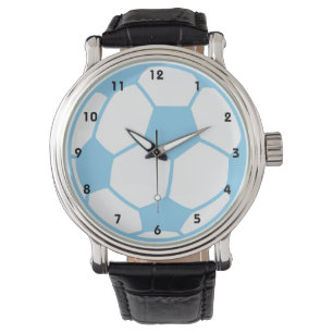Baby Blue Soccer Ball Armbanduhr