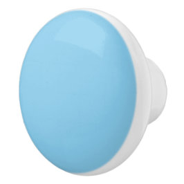 Baby Blue Solid Color | Classic | elegant Keramikknauf