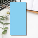 Baby Blue Solid Color | Classic | elegant Magnetischer Notizblock<br><div class="desc">Baby Blue Solid Color | Classic | elegant | Trendy | Stilvoll | Geschenk</div>
