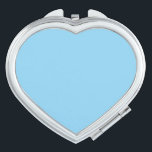 Baby Blue Solid Color | Classic | elegant Taschenspiegel<br><div class="desc">Baby Blue Solid Color | Classic | elegant | Trendy | Stilvoll | Geschenk</div>
