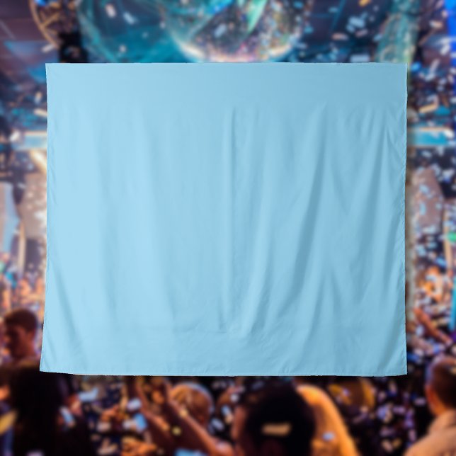 Baby Blue Solid Color | Classic | elegant Wandteppich (Von Creator hochgeladen)