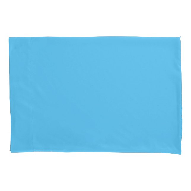 Baby Blue Standard Größe Kissen Case Pair Kissenbezug (Vorderseite-Links)